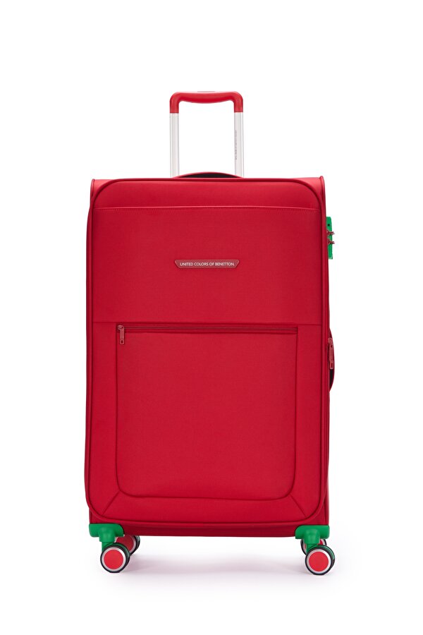 Ultra Light Kumaş Büyük Boy Valiz Kırmızı BNT2800