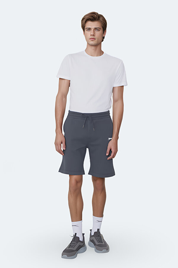 VELVELA Erkek Şort Koyu Gri