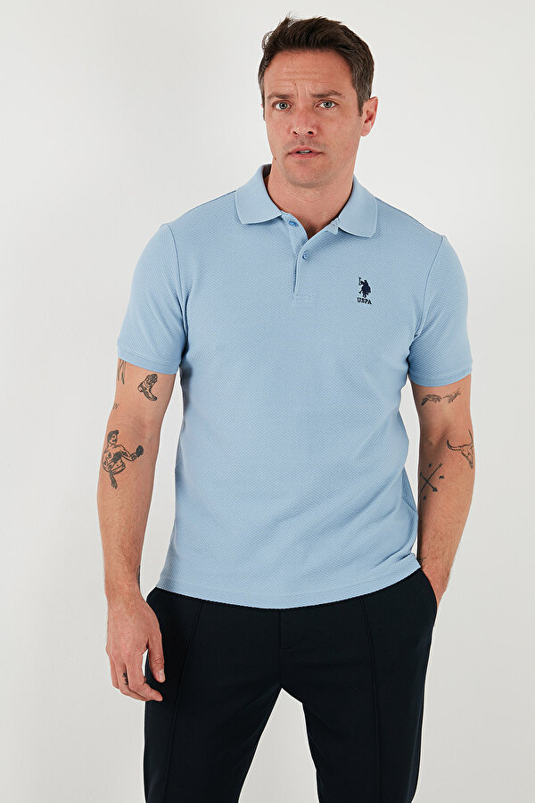Erkek T Shirt G081GL0112106339 MAVİ