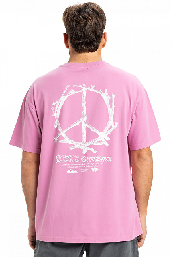 Clothing Quiksilver Hw Tree Connection Ss Розовый 003