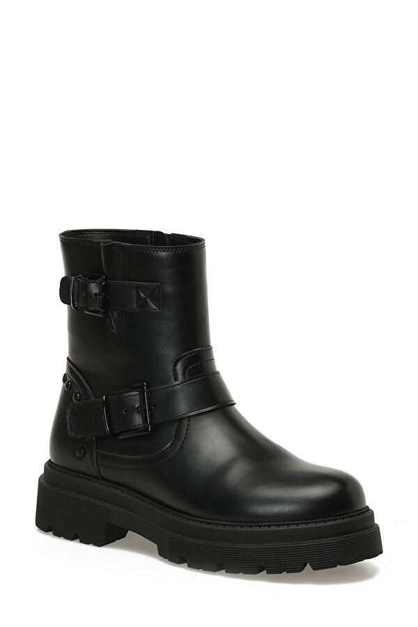 25K-6027 5PR Siyah Kadın Biker Bot