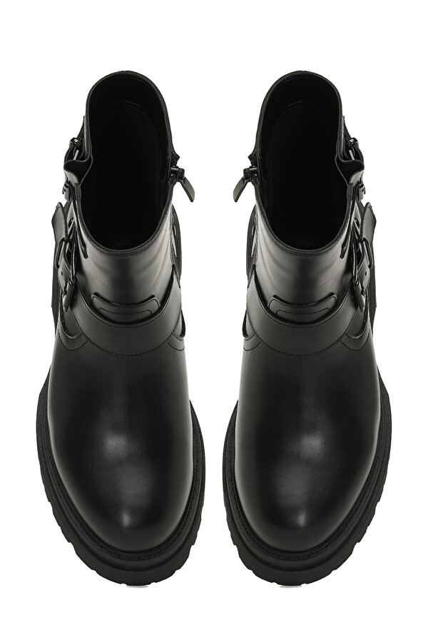 25K-6027 5PR Siyah Kadın Biker Bot