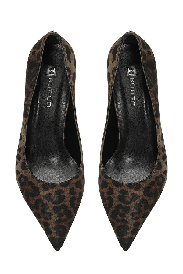 25K-2056 5PR Kahverengi Kadın Topuklu Ayakkabı