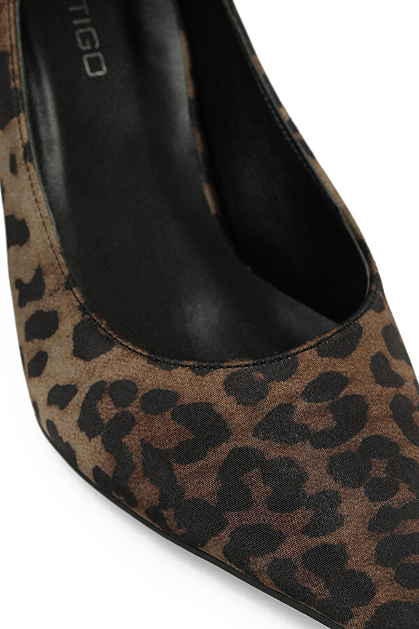 25K-2056 5PR Kahverengi Kadın Topuklu Ayakkabı