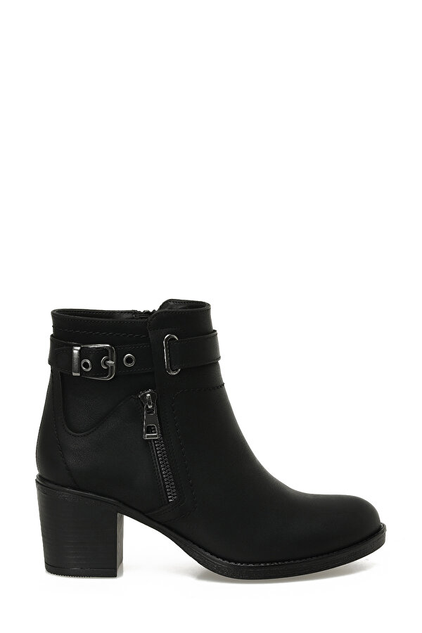 24K-1031 5PR Siyah Kadın Topuklu Bot