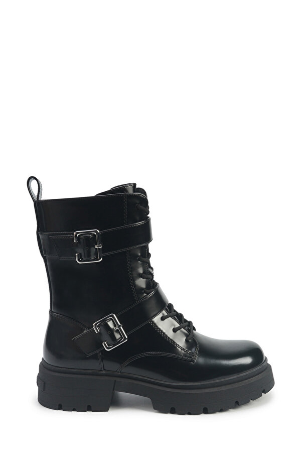 FRANCIA 5PR Siyah Kadın Düz Bot