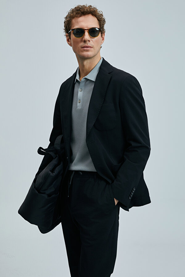 111090114 Edwın Erkek Modal Karışımlı Kazak T- Shirt Erkek Tişort