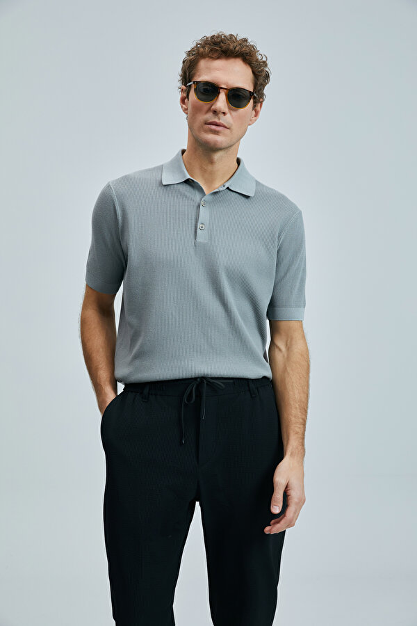 111090114 Edwın Erkek Modal Karışımlı Kazak T- Shirt Erkek Tişort