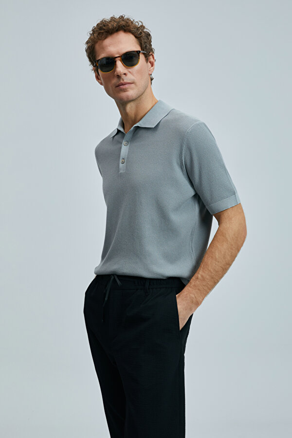 111090114 Edwın Erkek Modal Karışımlı Kazak T- Shirt Erkek Tişort