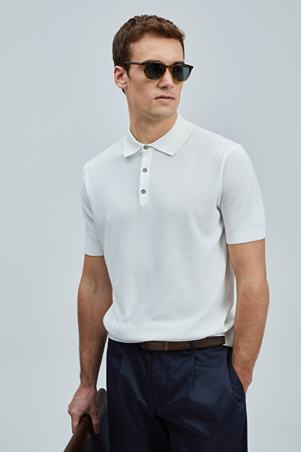 111090114 Edwın Erkek Modal Karışımlı Kazak T- Shirt Erkek Tişort