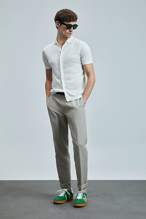 111090132 Hector Erkek Modal Karışımlı Kazak Gömlek Erkek Gömlek