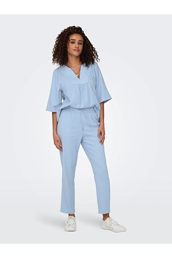 Onlcaro-Poptrash Easy Linen Kadın Pantolon 15278710