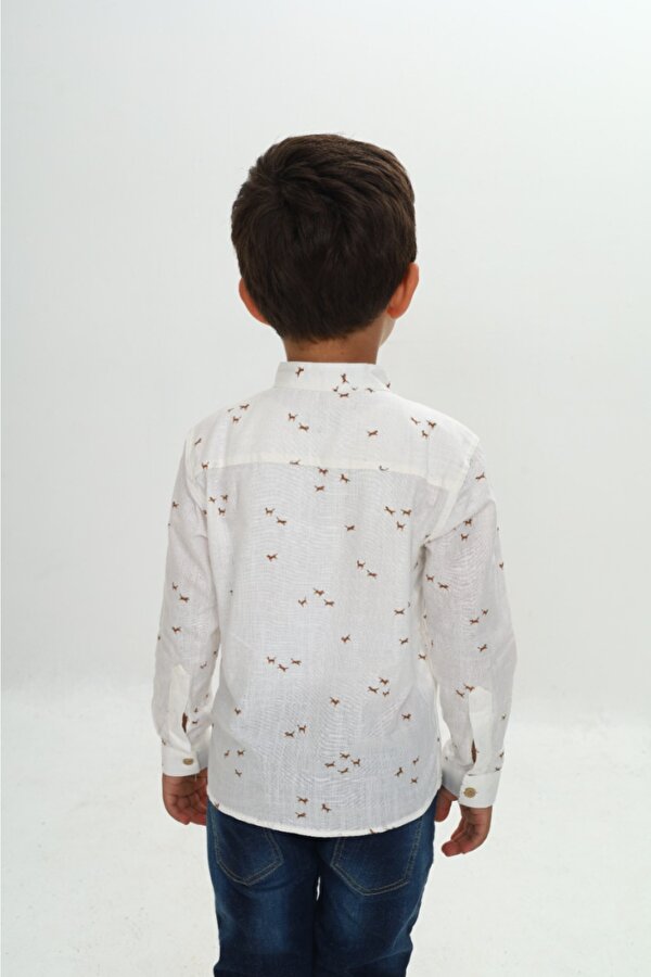 Toontoy Erkek Çocuk At Baskılı Gömlek