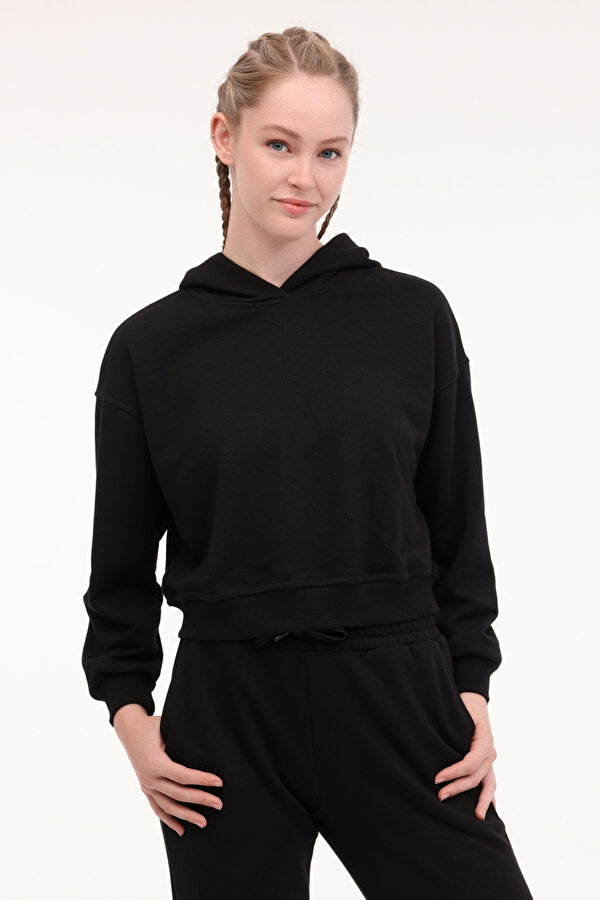 WB 17AMMY-K 5PR Siyah Kadın Sweatshirt