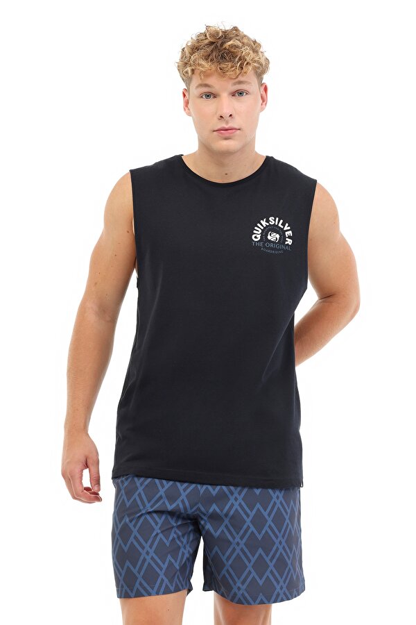 EV SUMMER ROAD MUSCLE Siyah Erkek Kısa Kol T-Shirt
