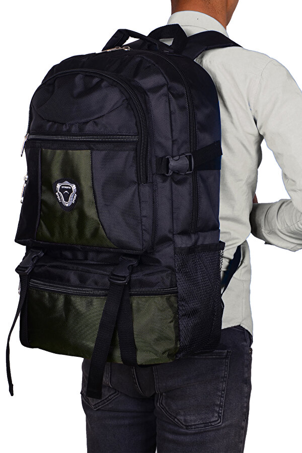 STRONG Büyük Boy Dağcı Sırt Çantası, Seyahat Çantası, Kamp Çantası UC HAKİ YESİL