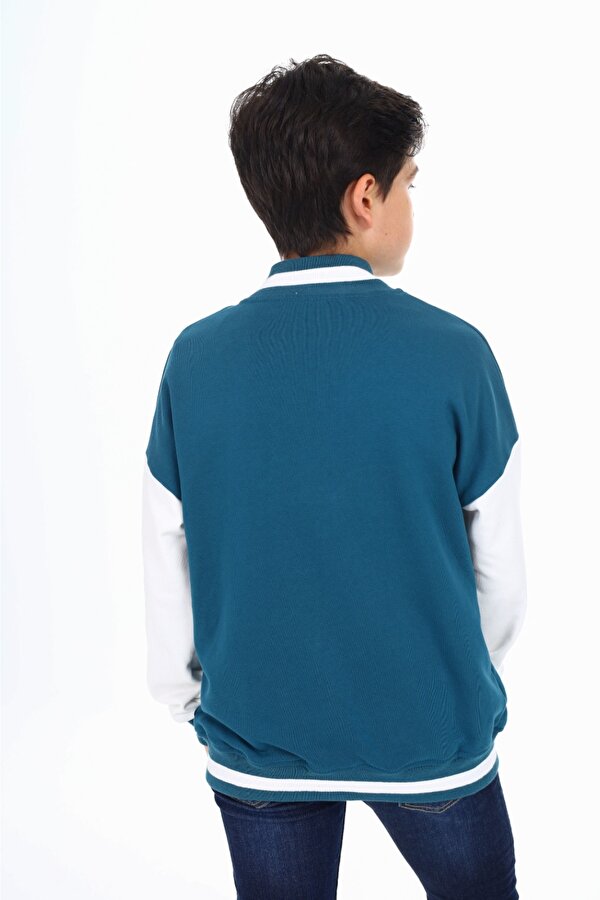 Toontoy Erkek Çocuk Baskılı Kolej Hırka