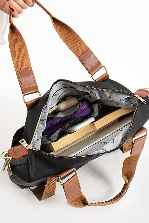 SN 1432  Kadın Omuz Çantası Kol Çantası El Çantası Çapraz Çanta KAHVE