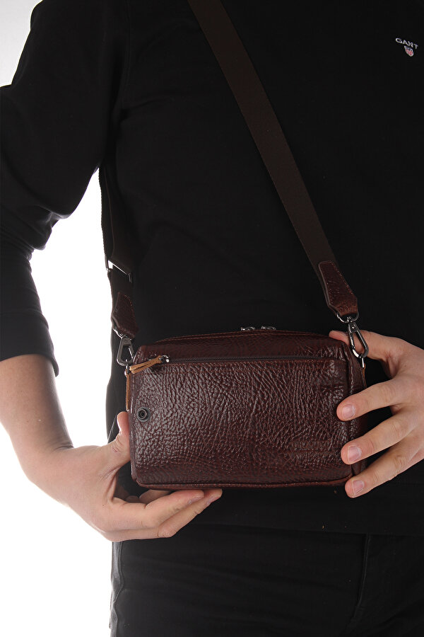 Hakiki Deri Traşlık  EL ÇANTASI EL PORTFÖYÜ CLUTCH ÇANTA KAHVERENGİ 61
