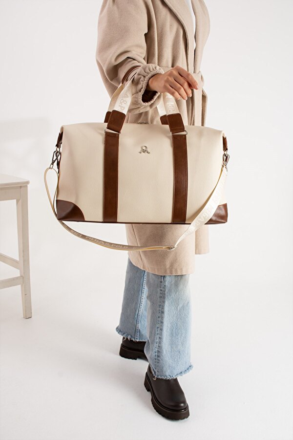 MEGA POLO Unısex Hostes Valiz Seyahat Tatil Spor Hastane El Ve Omuz Çantası Spor Çanta