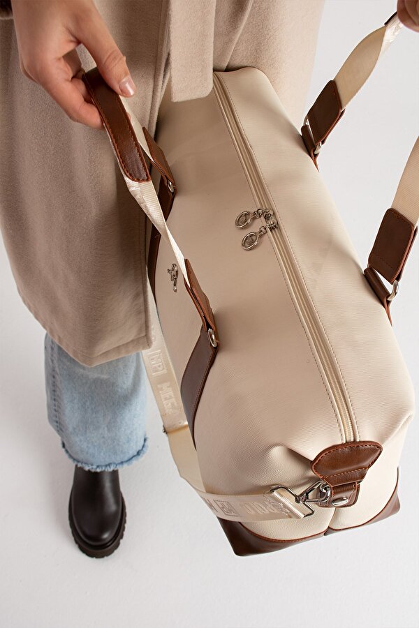 MEGA POLO Unısex Hostes Valiz Seyahat Tatil Spor Hastane El Ve Omuz Çantası Spor Çanta