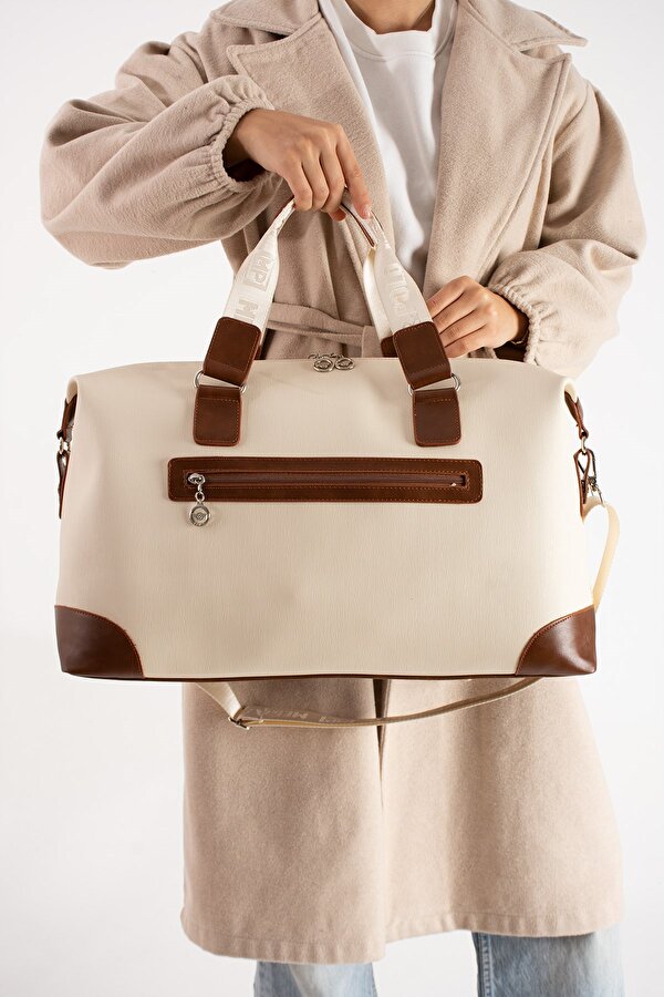 MEGA POLO Unısex Hostes Valiz Seyahat Tatil Spor Hastane El Ve Omuz Çantası Spor Çanta