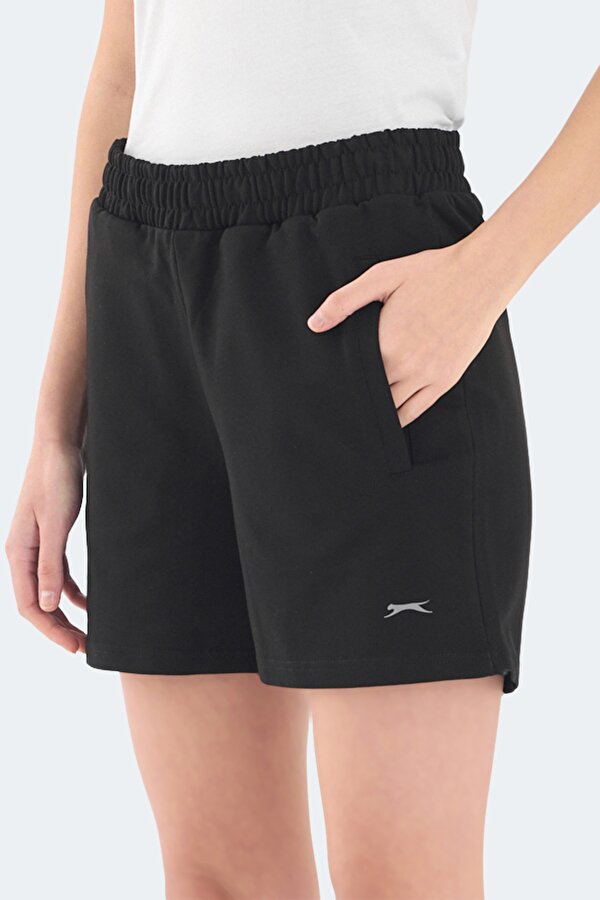 RAMLAH 2 li Set Kadın Şort Siyah - Bej