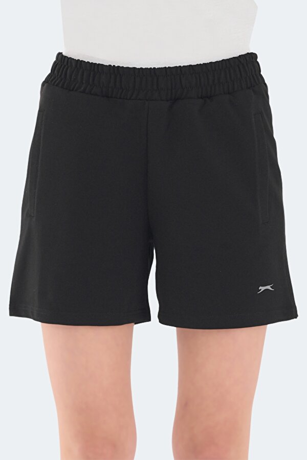 RAMLAH 2 li Set Kadın Şort Siyah - Bej