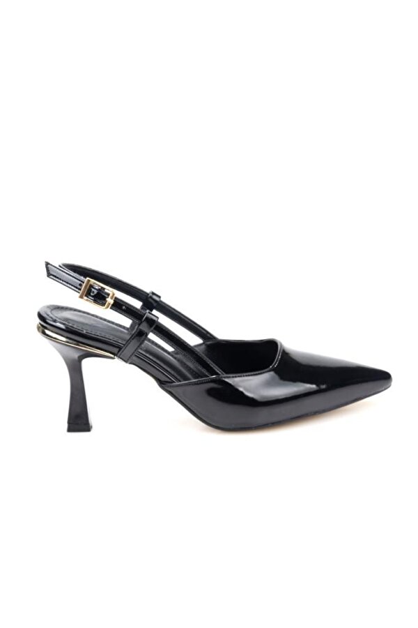 Pisagor Ps-32500 Kadın Arkası Açık Topuklu Ayakkabı