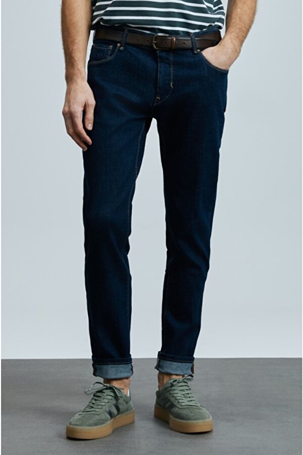 111200186 Frencesco Smart Jean Erkek Pantolon Slim Fit Erkek Kot Pantolon