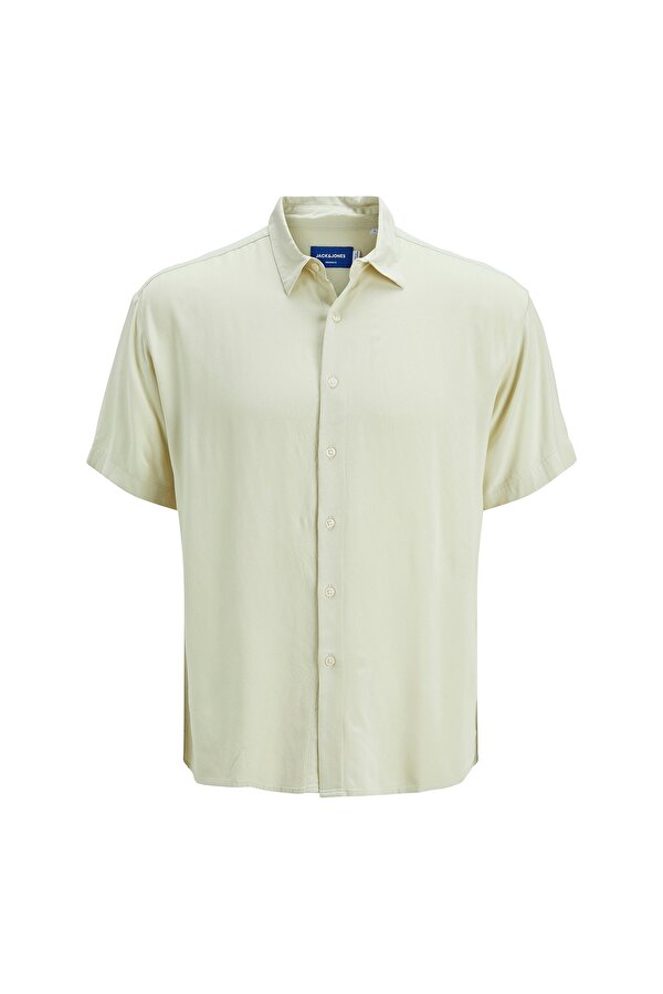 Jack&Jones Joshua Viscose Erkek Sarı Klasik Yaka Gömlek