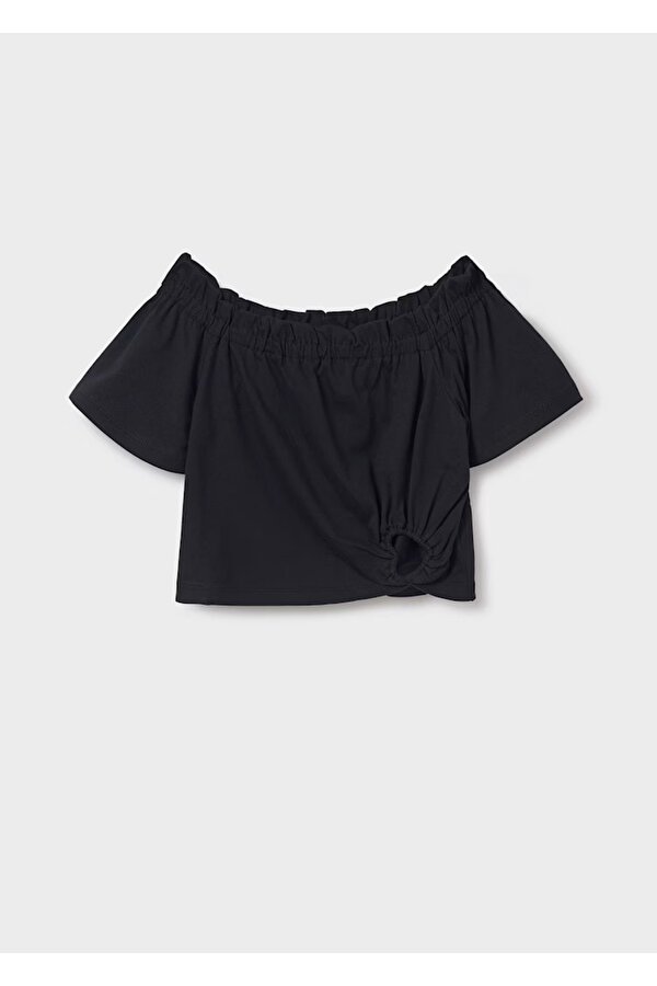 Kız Çocuk Crop T-shirt 6028