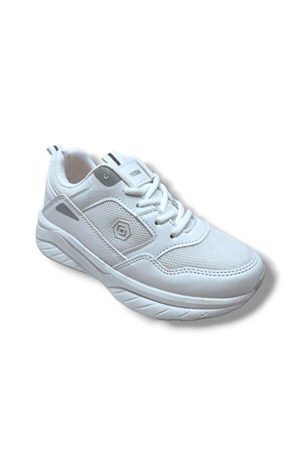 2110-25 Deri Anorak Anatomik Sneaker Beyaz Buz 36-40