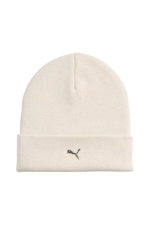 Metal Cat High Crwon Beanie Unisex Bere Bej 02640404