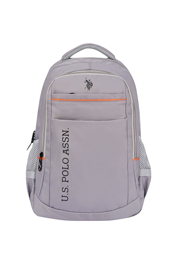 US Polo Assn 25035-25038-25039 UNİSEX OKUL SIRT ÇANTASI ÖĞRENCİ GÜNLÜK SEYAHAT TATİL SPOR YÜRÜYÜŞ SEYAHAT GEZİ KAMP GÜNLÜK ÇANTA GRİ