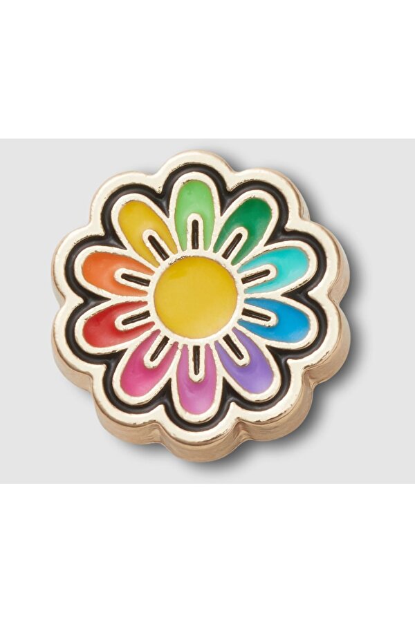 Jibbitz™ Festival Gold Rainbow Daisy Terlik Süsü 10013431