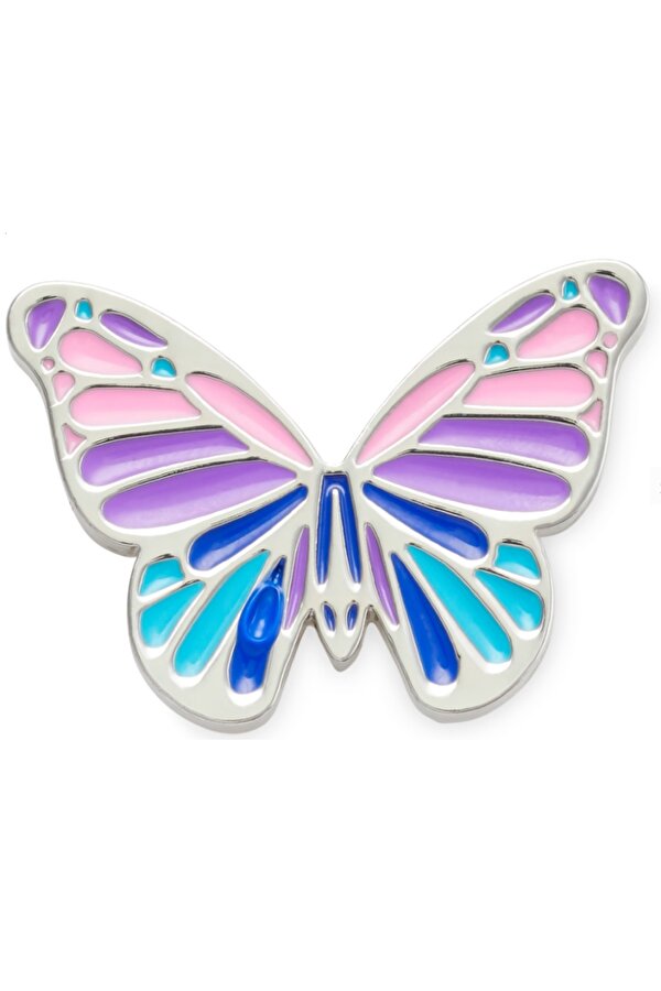 Multi Purple Butterfly Jibbitz™ Metal Charm 10011089
