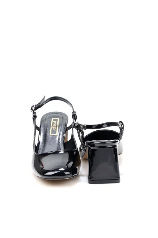 Pisagor Ps-33330 Kadın Klasik 6 Cm Topuklu Ayakkabı