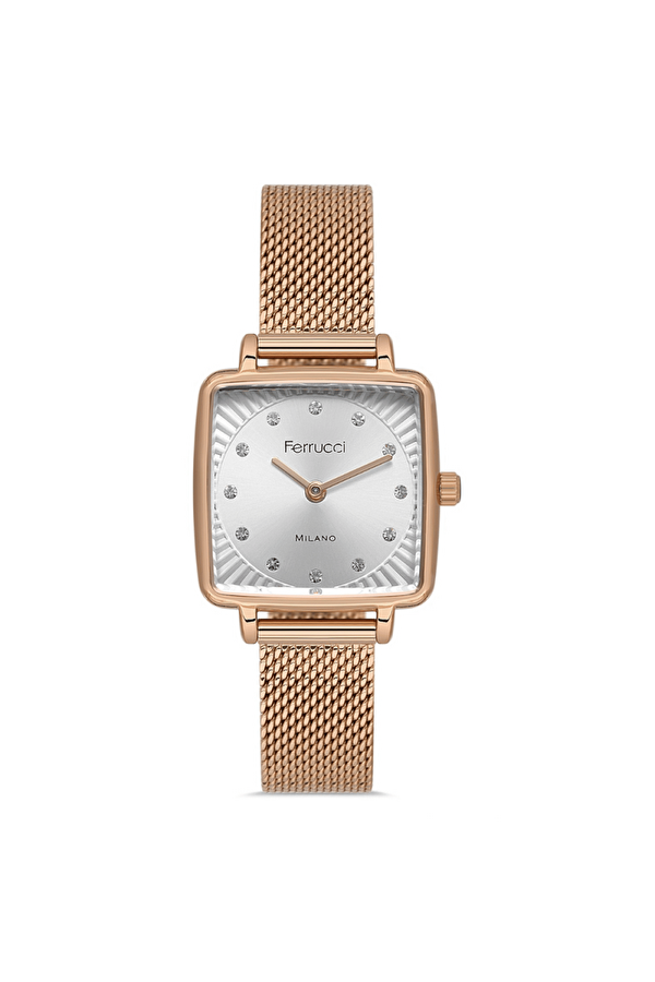 FER.03336H.02 Çelik Kordon Kadın Kol Saati