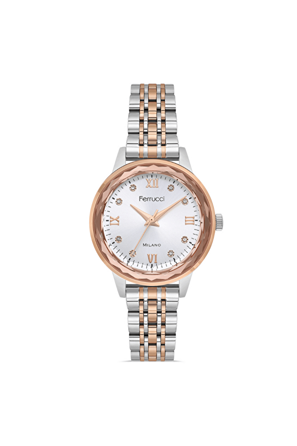 FER.01113-05 Çelik Kordon Kadın Kol Saati