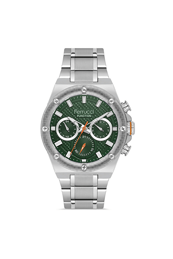 FER.03566M.05 Çelik Kordon Erkek Kol Saati