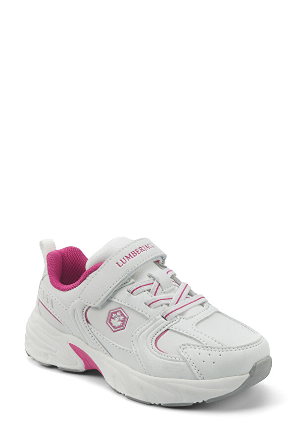 POLITA PU 5PR Beyaz Kız Çocuk Spor Ayakkabı