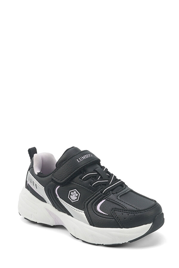 POLITA PU 5PR Siyah Kız Çocuk Spor Ayakkabı