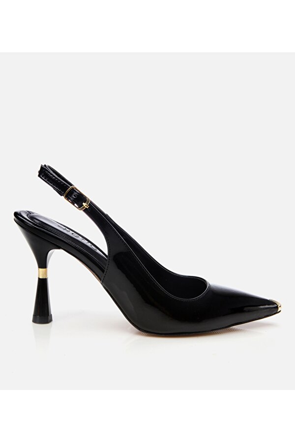 Kadın Rugan Siyah Stiletto