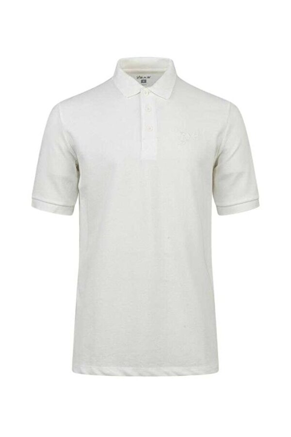 Andy Erkek Polo Yaka Tişört Beyaz