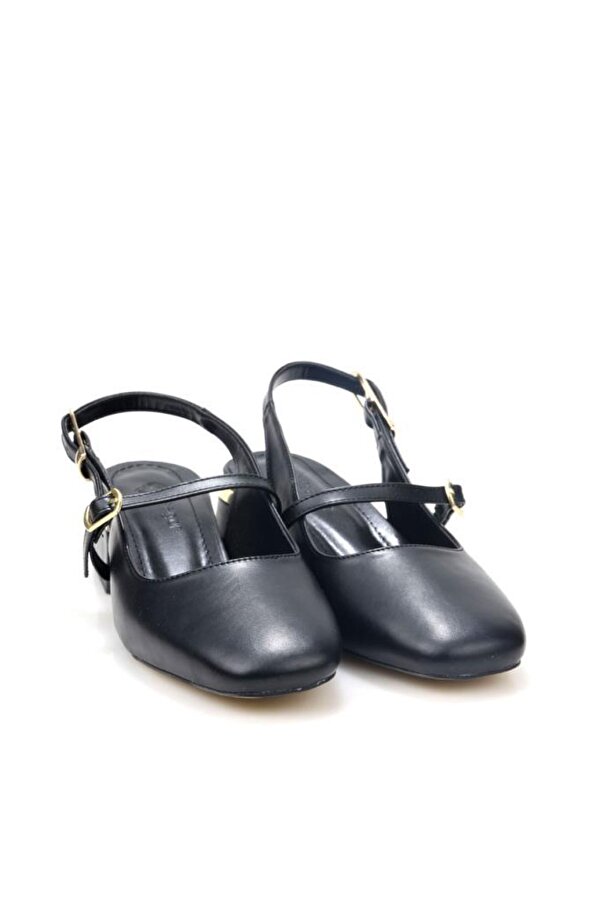 Pisagor Ps-33710 Arkası Açık Kadın Topuklu Ayakkabı