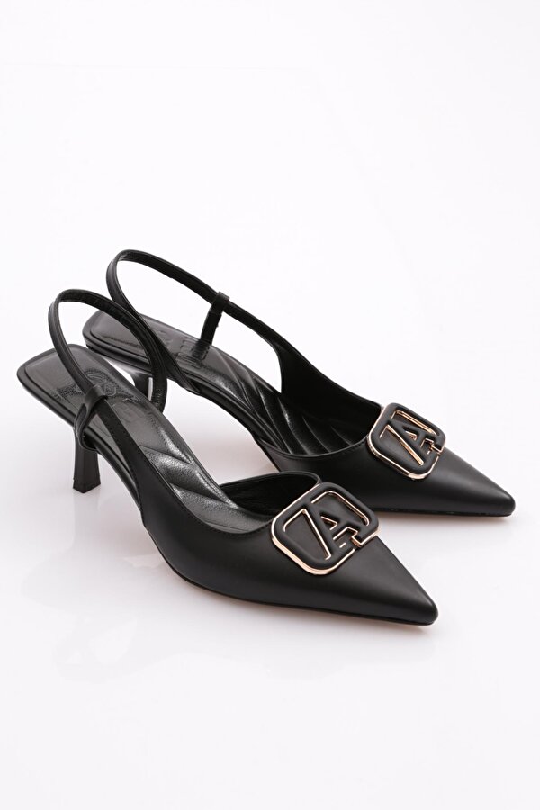 3984 Kadin Yani Açik Topuklu Ayakkabi