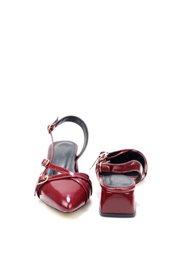 Pisagor Ps-33310 Kadın Klasik 3 Cm Topuklu Ayakkabı