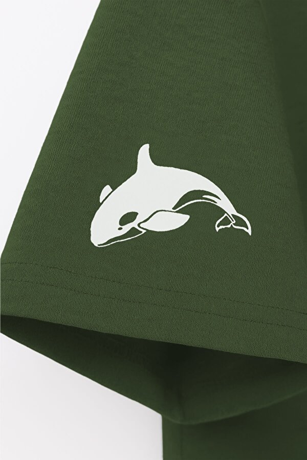 Erkek Bisiklet Yaka Basic Düz Kısa Kollu Gri T-shirt