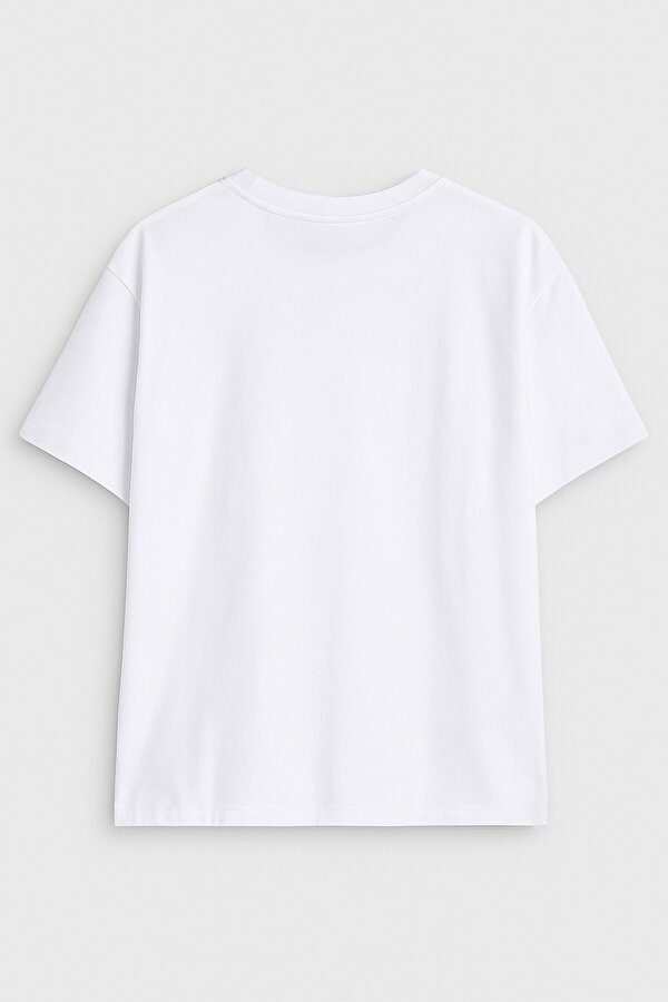 Erkek Bisiklet Yaka Basic Düz Kısa Kollu Gri T-shirt